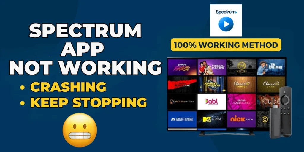 Spectrum app not working