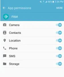 app permissions